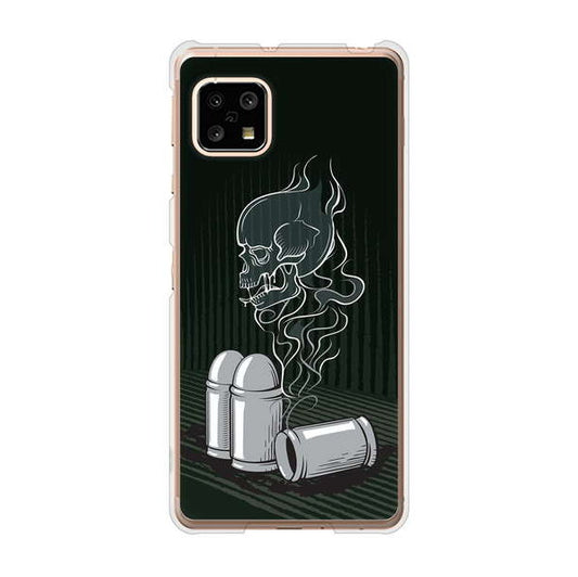 AQUOS sense5G SHG03 au 高画質仕上げ 背面印刷 ハードケース 【481 弾丸】