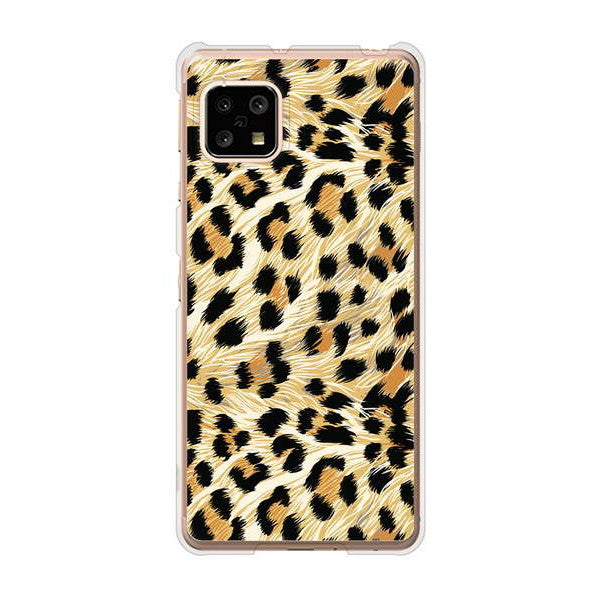 AQUOS sense5G SHG03 au 高画質仕上げ 背面印刷 ハードケース アニマル柄