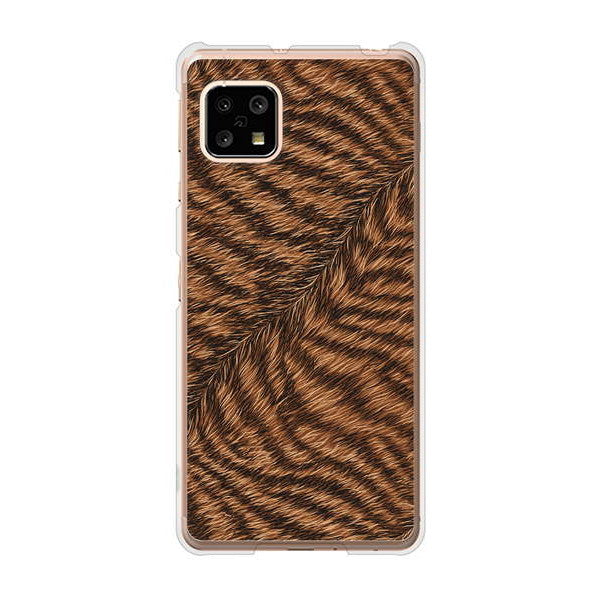 AQUOS sense5G SHG03 au 高画質仕上げ 背面印刷 ハードケース アニマル柄