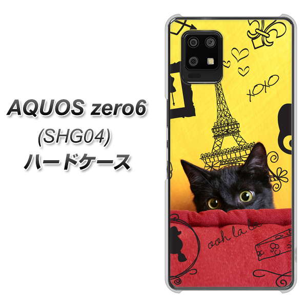 au アクオスゼロ6 SHG04 高画質仕上げ 背面印刷 ハードケース【686 パリの子猫】
