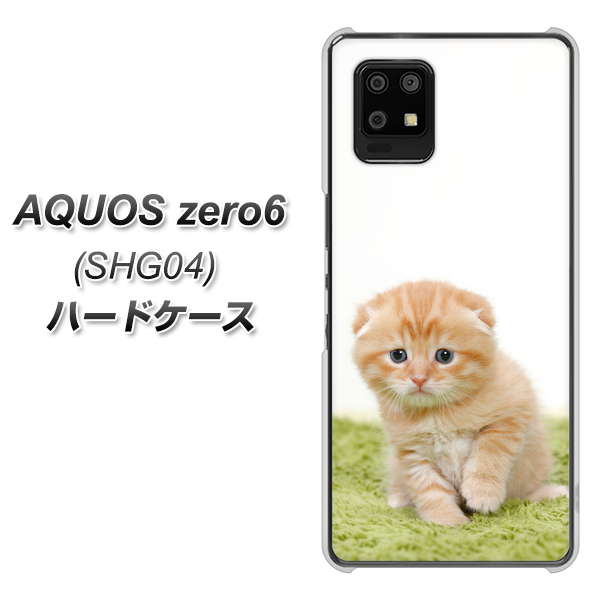 au アクオスゼロ6 SHG04 高画質仕上げ 背面印刷 ハードケース【VA802 ネコこっそり】