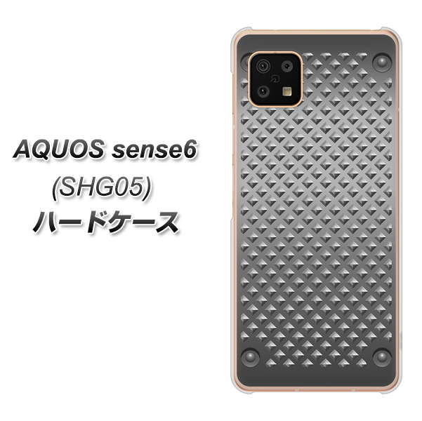 AQUOS sense6 SHG05 au 高画質仕上げ 背面印刷 ハードケース【570 スタックボード】