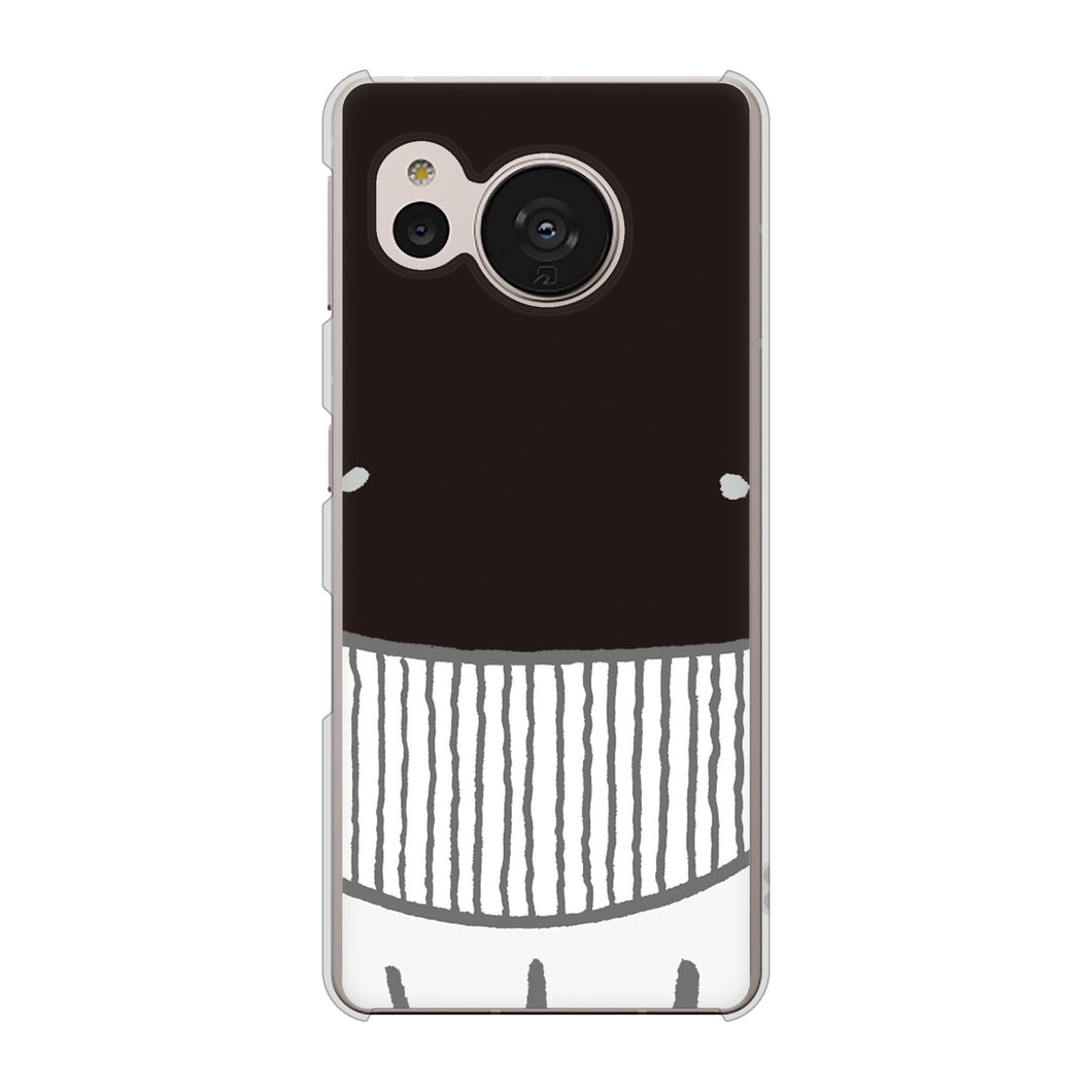 AQUOS sense7 SHG10 au 高画質仕上げ 背面印刷 ハードケース【355 くじら】