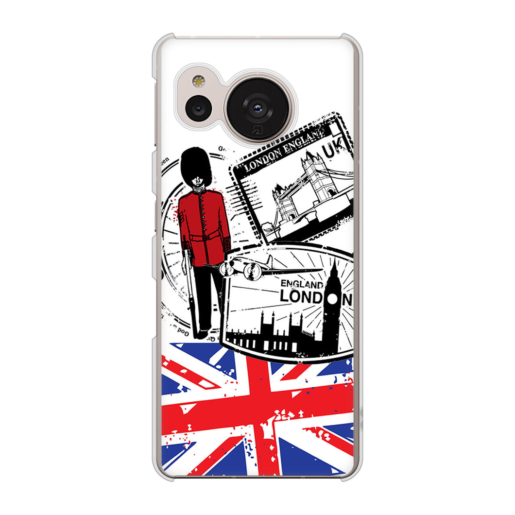 AQUOS sense7 SHG10 au 高画質仕上げ 背面印刷 ハードケース【574 LONDON】