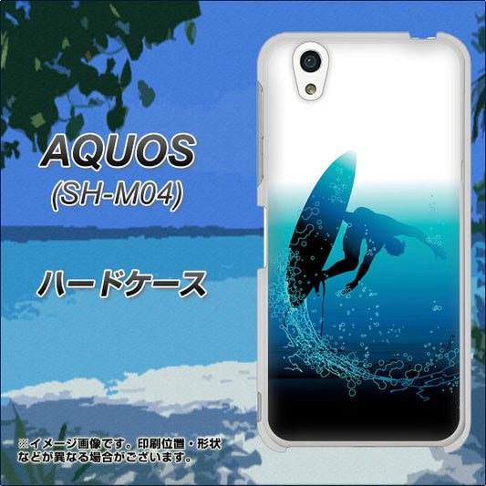 アクオス SH-M04 高画質仕上げ 背面印刷 ハードケース【416 カットバック】