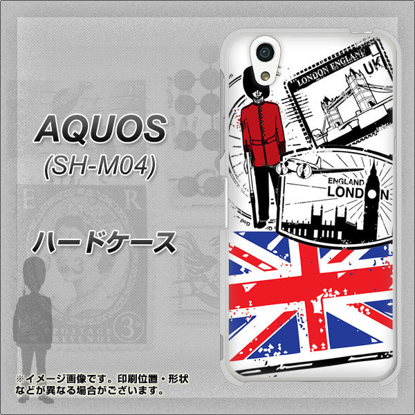 アクオス SH-M04 高画質仕上げ 背面印刷 ハードケース【574 LONDON】