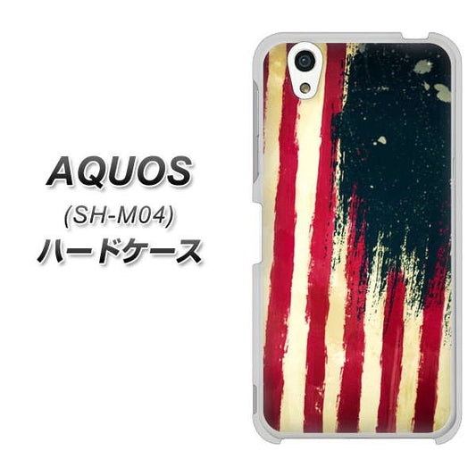 アクオス SH-M04 高画質仕上げ 背面印刷 ハードケース【MI805 ヴィンテージアメリカ】