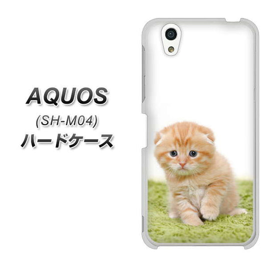 アクオス SH-M04 高画質仕上げ 背面印刷 ハードケース【VA802 ネコこっそり】