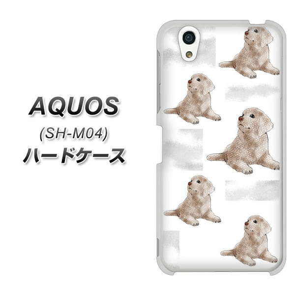 アクオス SH-M04 高画質仕上げ 背面印刷 ハードケース【YD823 ラブラドールレトリバー04】