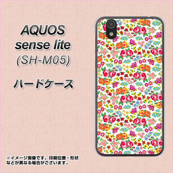 アクオス センス ライト SH-M05 高画質仕上げ 背面印刷 ハードケース【777 マイクロリバティプリントWH】