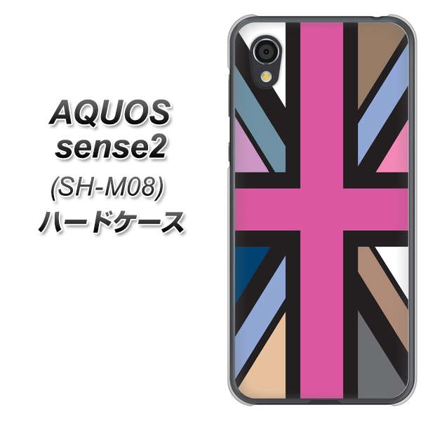 アクオスセンス2 SH-M08 高画質仕上げ 背面印刷 ハードケース【507 ユニオンジャック デスカラー】