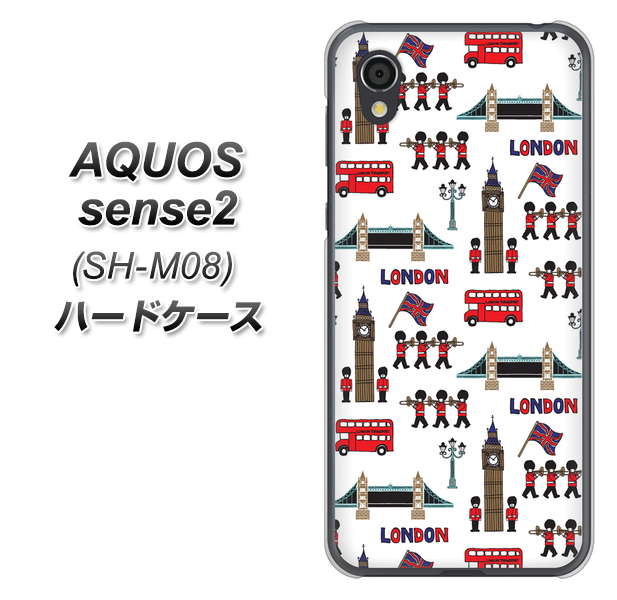 アクオスセンス2 SH-M08 高画質仕上げ 背面印刷 ハードケース【EK811 ロンドンの街】
