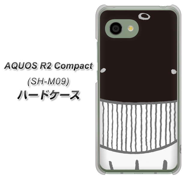 アクオス R2 コンパクト SH-M09 高画質仕上げ 背面印刷 ハードケース【355 くじら】