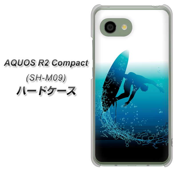 アクオス R2 コンパクト SH-M09 高画質仕上げ 背面印刷 ハードケース【416 カットバック】