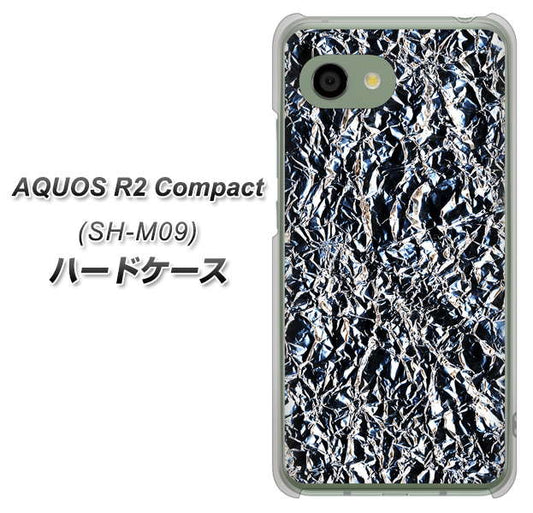 アクオス R2 コンパクト SH-M09 高画質仕上げ 背面印刷 ハードケース【EK835 スタイリッシュアルミシルバー】