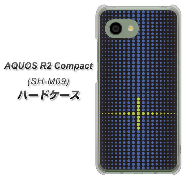 アクオス R2 コンパクト SH-M09 高画質仕上げ 背面印刷 ハードケース【IB907 グラデーションドット】