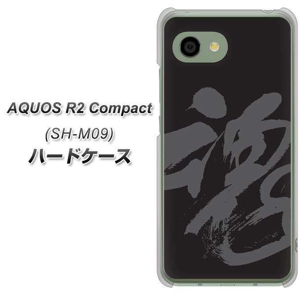 アクオス R2 コンパクト SH-M09 高画質仕上げ 背面印刷 ハードケース【IB915 魂】