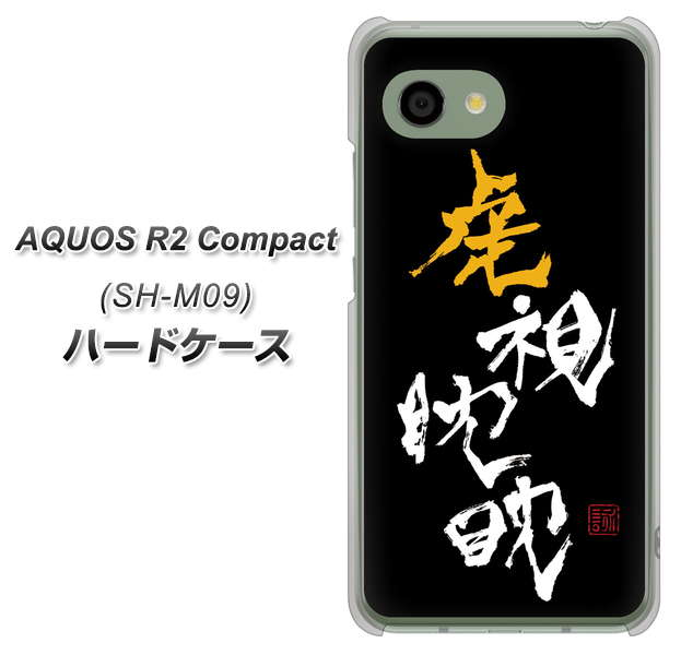 アクオス R2 コンパクト SH-M09 高画質仕上げ 背面印刷 ハードケース【OE803 虎視眈々】