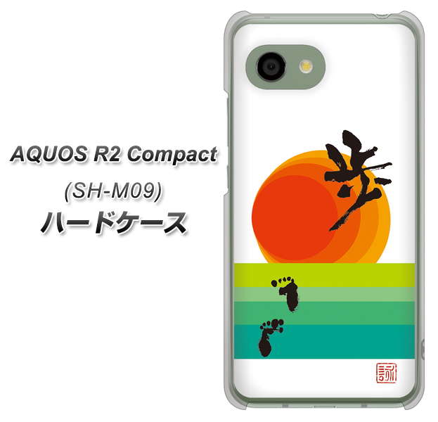 アクオス R2 コンパクト SH-M09 高画質仕上げ 背面印刷 ハードケース【OE809 歩ム】