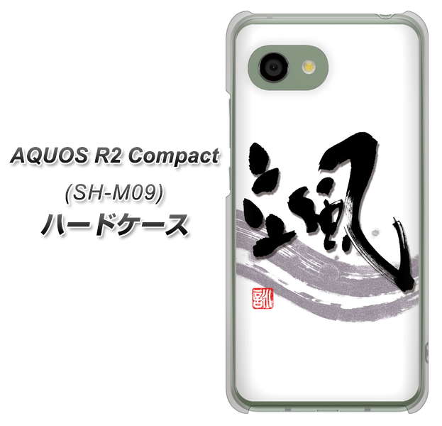 アクオス R2 コンパクト SH-M09 高画質仕上げ 背面印刷 ハードケース【OE827 颯】