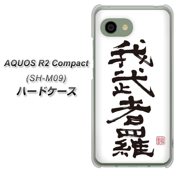 アクオス R2 コンパクト SH-M09 高画質仕上げ 背面印刷 ハードケース【OE843 我武者羅(がむしゃら)】
