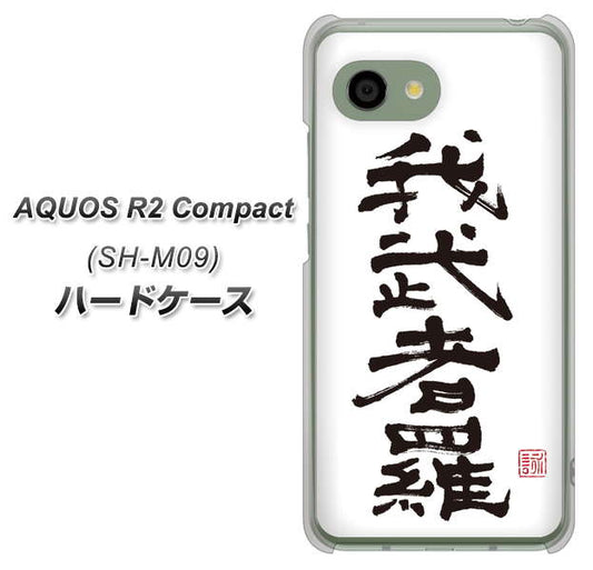 アクオス R2 コンパクト SH-M09 高画質仕上げ 背面印刷 ハードケース【OE843 我武者羅(がむしゃら)】