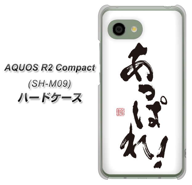 アクオス R2 コンパクト SH-M09 高画質仕上げ 背面印刷 ハードケース【OE846 あっぱれ!】