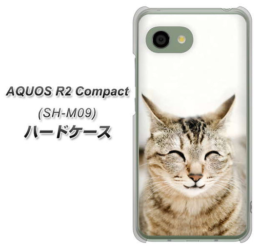 アクオス R2 コンパクト SH-M09 高画質仕上げ 背面印刷 ハードケース【VA801 笑福ねこ】