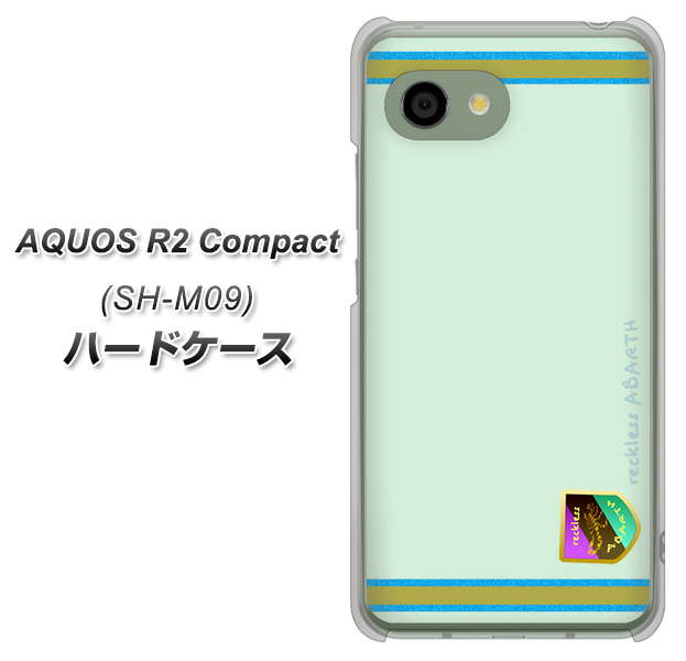アクオス R2 コンパクト SH-M09 高画質仕上げ 背面印刷 ハードケース【YC938 アバルト09】