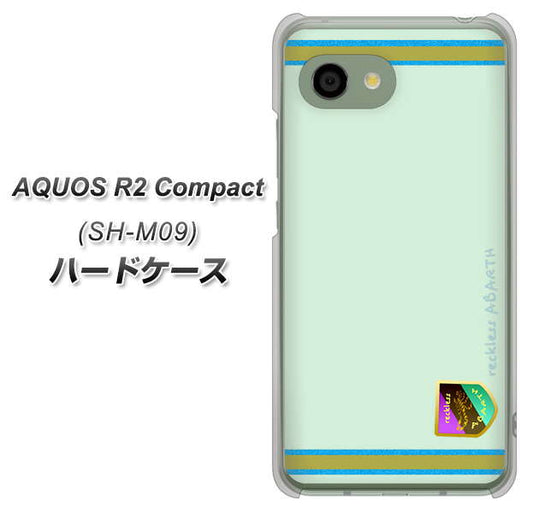アクオス R2 コンパクト SH-M09 高画質仕上げ 背面印刷 ハードケース【YC938 アバルト09】