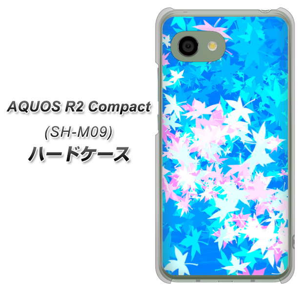 アクオス R2 コンパクト SH-M09 高画質仕上げ 背面印刷 ハードケース【YJ290 デザインもみじ】