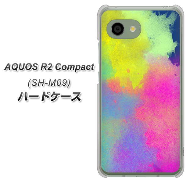 アクオス R2 コンパクト SH-M09 高画質仕上げ 背面印刷 ハードケース【YJ294 デザイン色彩】