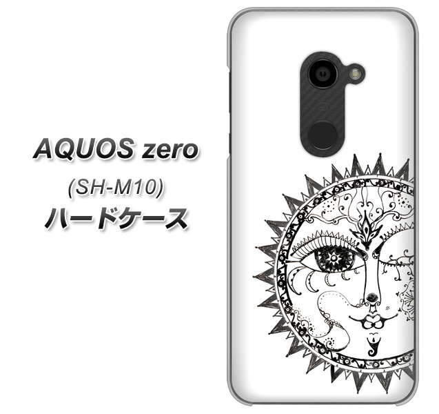 simフリー アクオスゼロ SH-M10 高画質仕上げ 背面印刷 ハードケース【207 太陽神】