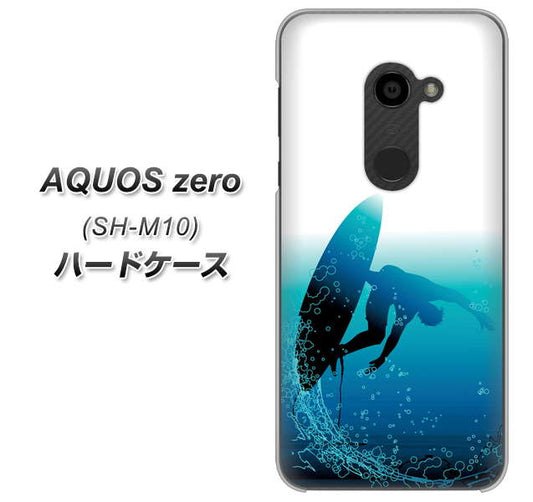 simフリー アクオスゼロ SH-M10 高画質仕上げ 背面印刷 ハードケース【416 カットバック】