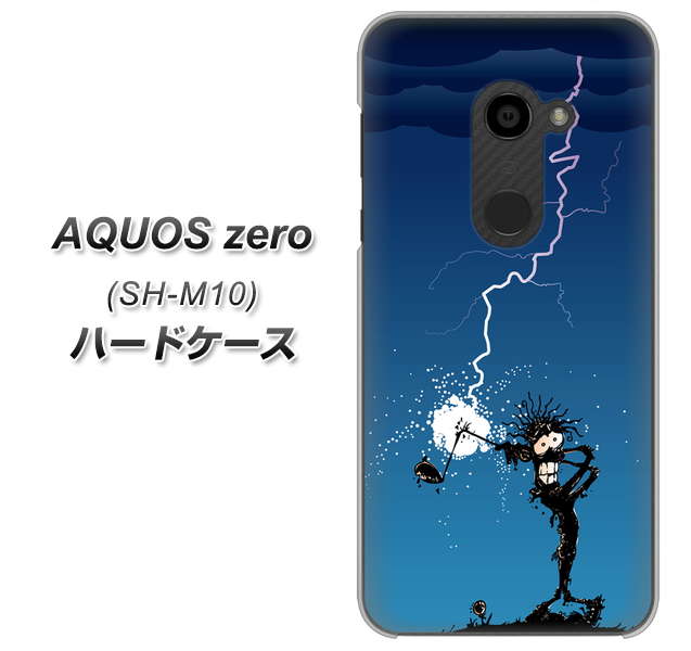 simフリー アクオスゼロ SH-M10 高画質仕上げ 背面印刷 ハードケース【417 ゴルファーの苦難】