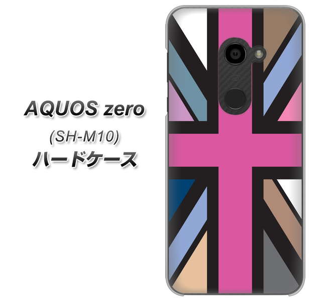 simフリー アクオスゼロ SH-M10 高画質仕上げ 背面印刷 ハードケース【507 ユニオンジャック デスカラー】