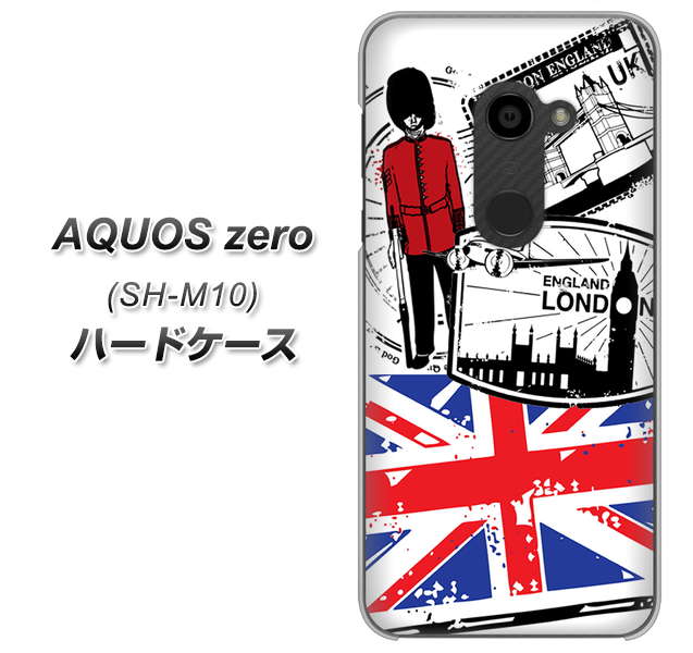 simフリー アクオスゼロ SH-M10 高画質仕上げ 背面印刷 ハードケース【574 LONDON】