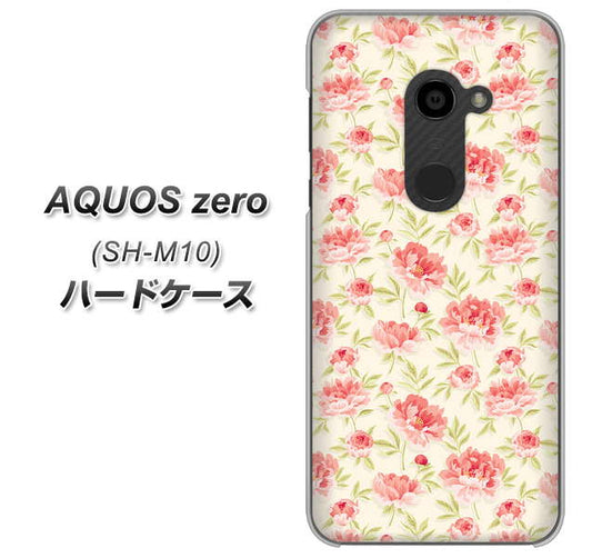 simフリー アクオスゼロ SH-M10 高画質仕上げ 背面印刷 ハードケース【593 北欧の小花S】