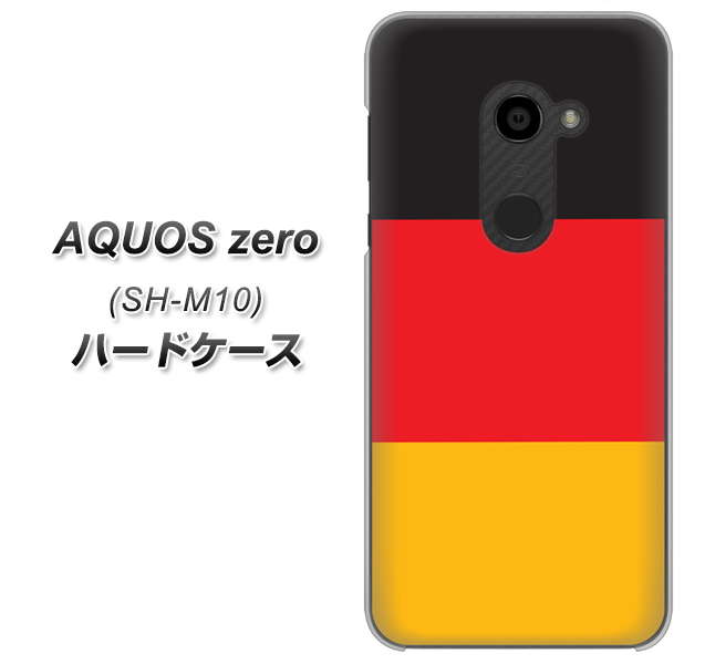 simフリー アクオスゼロ SH-M10 高画質仕上げ 背面印刷 ハードケース【675 ドイツ】