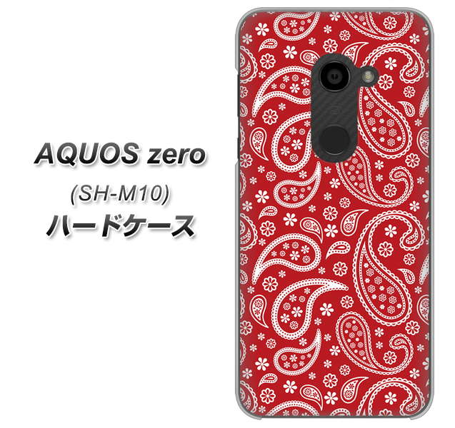 simフリー アクオスゼロ SH-M10 高画質仕上げ 背面印刷 ハードケース【765 ペイズリーエンジ】