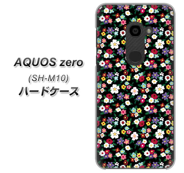 simフリー アクオスゼロ SH-M10 高画質仕上げ 背面印刷 ハードケース【778 マイクロリバティプリントBK】