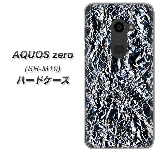 simフリー アクオスゼロ SH-M10 高画質仕上げ 背面印刷 ハードケース【EK835 スタイリッシュアルミシルバー】