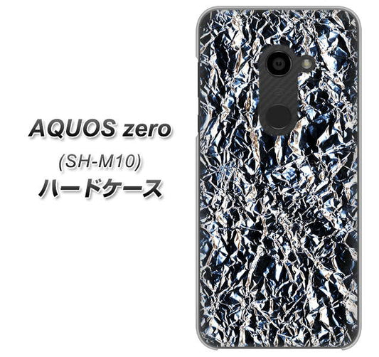 simフリー アクオスゼロ SH-M10 高画質仕上げ 背面印刷 ハードケース【EK835 スタイリッシュアルミシルバー】