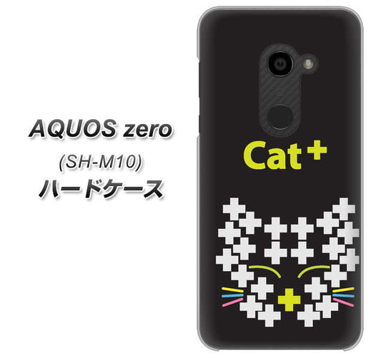 simフリー アクオスゼロ SH-M10 高画質仕上げ 背面印刷 ハードケース【IA807 Cat+】
