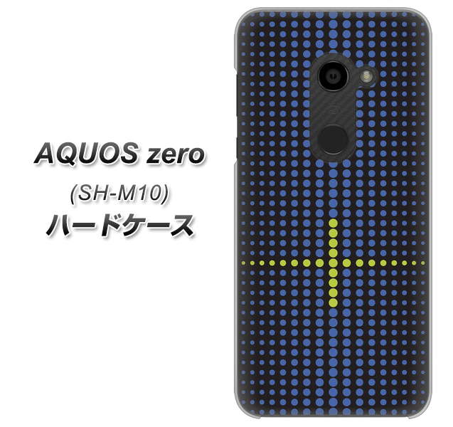 simフリー アクオスゼロ SH-M10 高画質仕上げ 背面印刷 ハードケース【IB907 グラデーションドット】