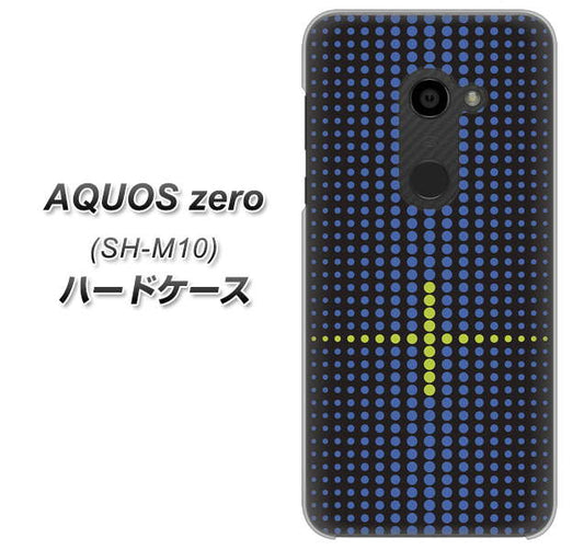 simフリー アクオスゼロ SH-M10 高画質仕上げ 背面印刷 ハードケース【IB907 グラデーションドット】