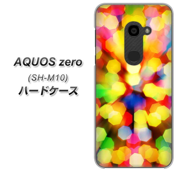 simフリー アクオスゼロ SH-M10 高画質仕上げ 背面印刷 ハードケース【VA874 未来へのワープ】