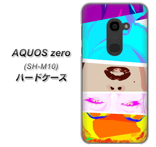 simフリー アクオスゼロ SH-M10 高画質仕上げ 背面印刷 ハードケース【YJ211 マリリンモンローデザイン(D)】