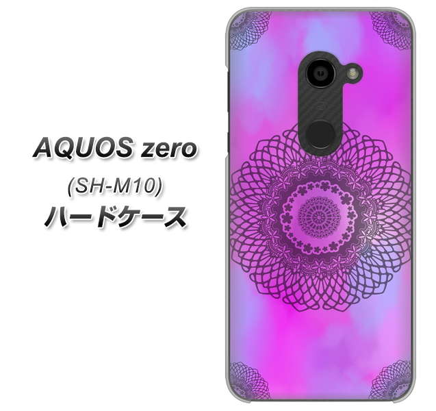 simフリー アクオスゼロ SH-M10 高画質仕上げ 背面印刷 ハードケース【YJ344 レース】