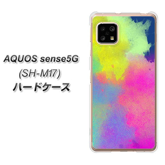 SIMフリー アクオスセンス5G SH-M17 高画質仕上げ 背面印刷 ハードケース【YJ294 デザイン色彩】